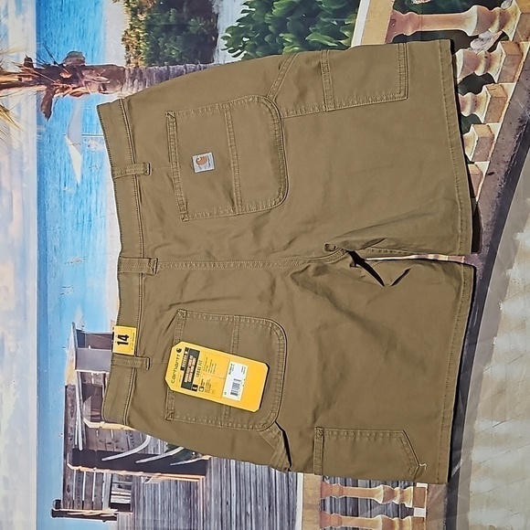 Carhartt Loose Fit Shorts High Rise Size 14 NWT - Picture 6 of 6